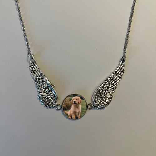 Customizable Angel Wing Necklace