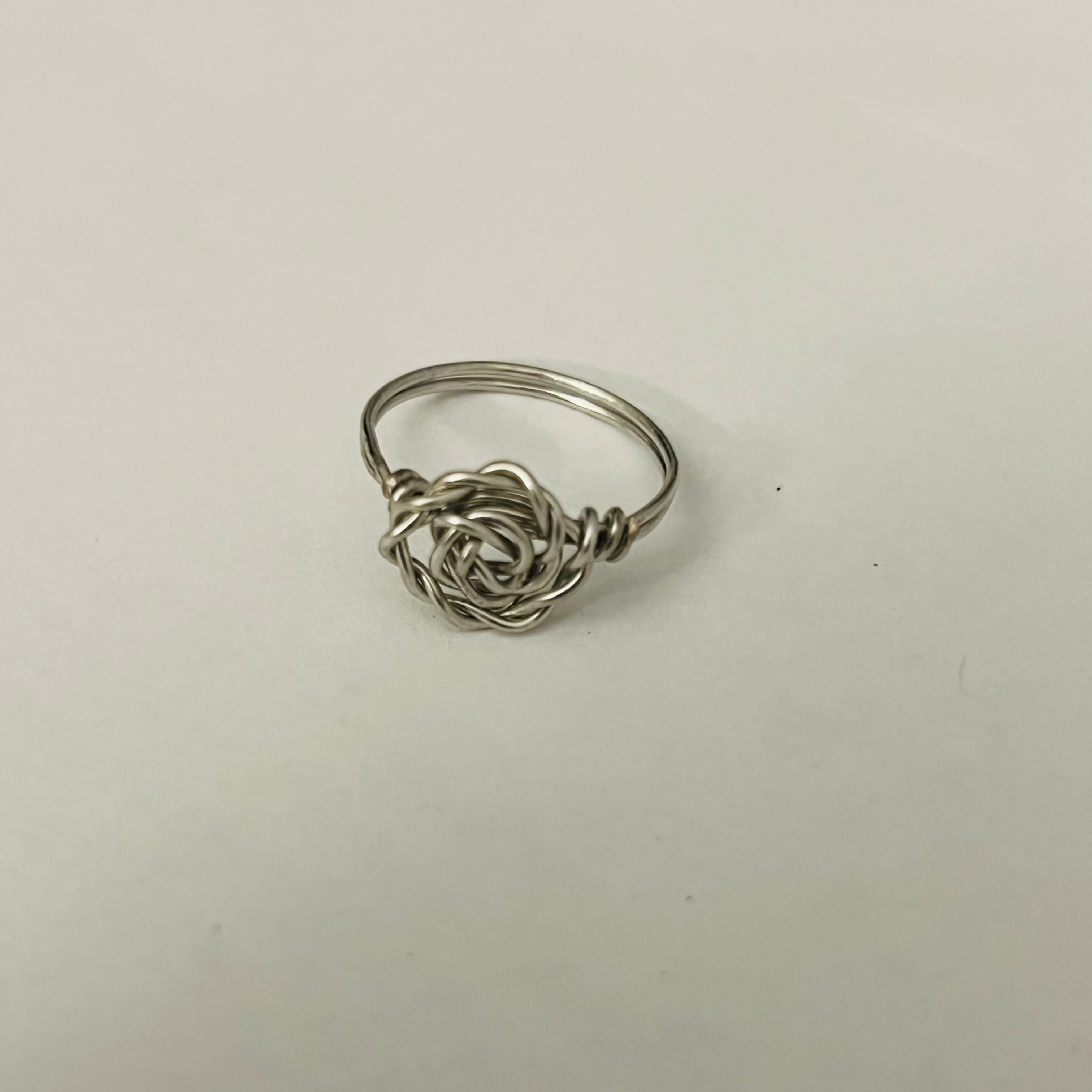Spiral Wrapped Wire Ring