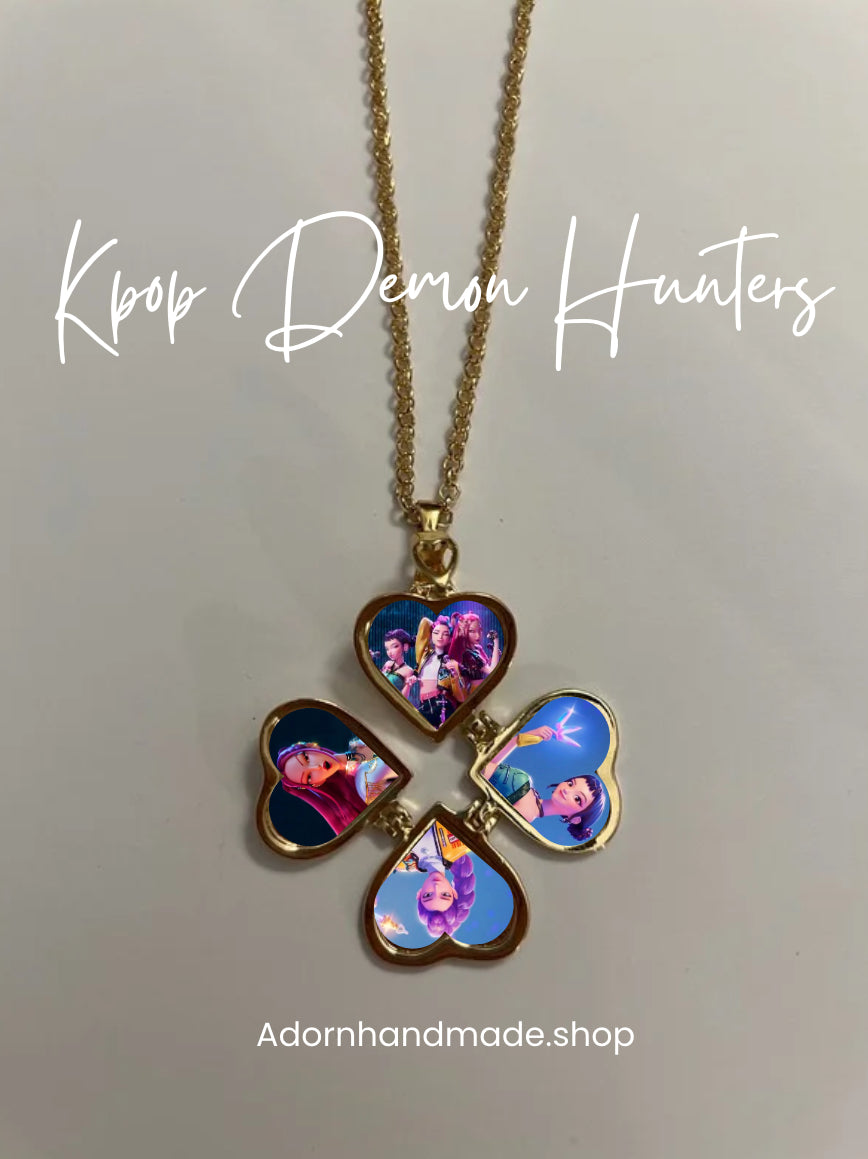 Multi Fandom - 4 Picture Gold Heart Locket