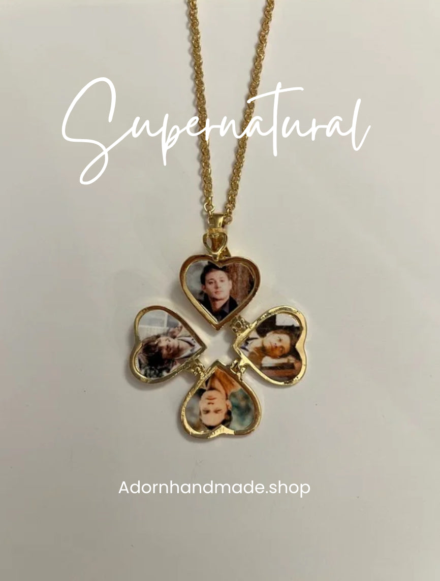Multi Fandom - 4 Picture Gold Heart Locket