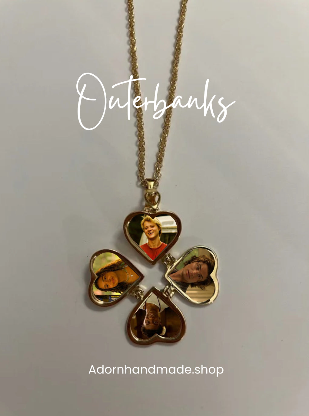 Multi Fandom - 4 Picture Gold Heart Locket