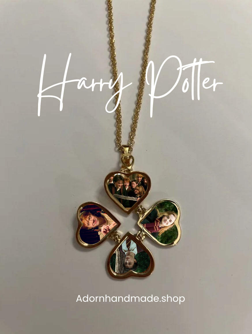 Multi Fandom - 4 Picture Gold Heart Locket