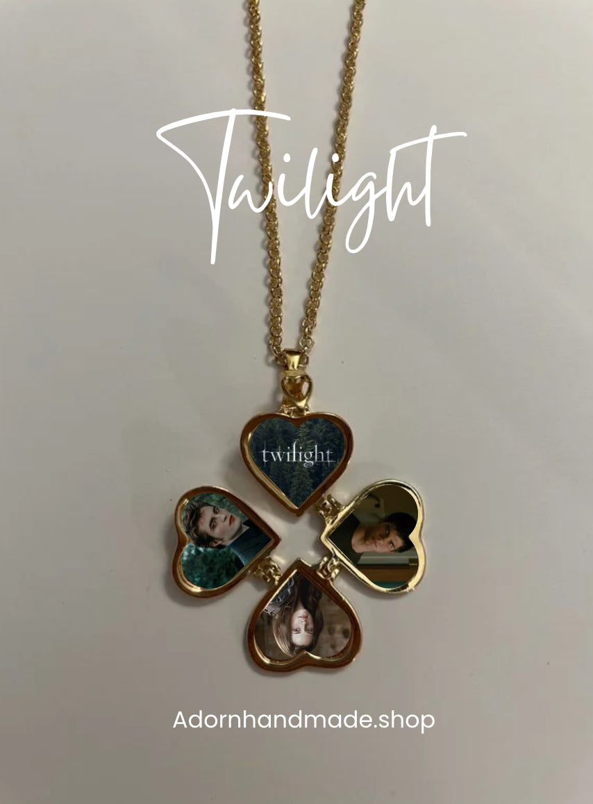Multi Fandom - 4 Picture Gold Heart Locket